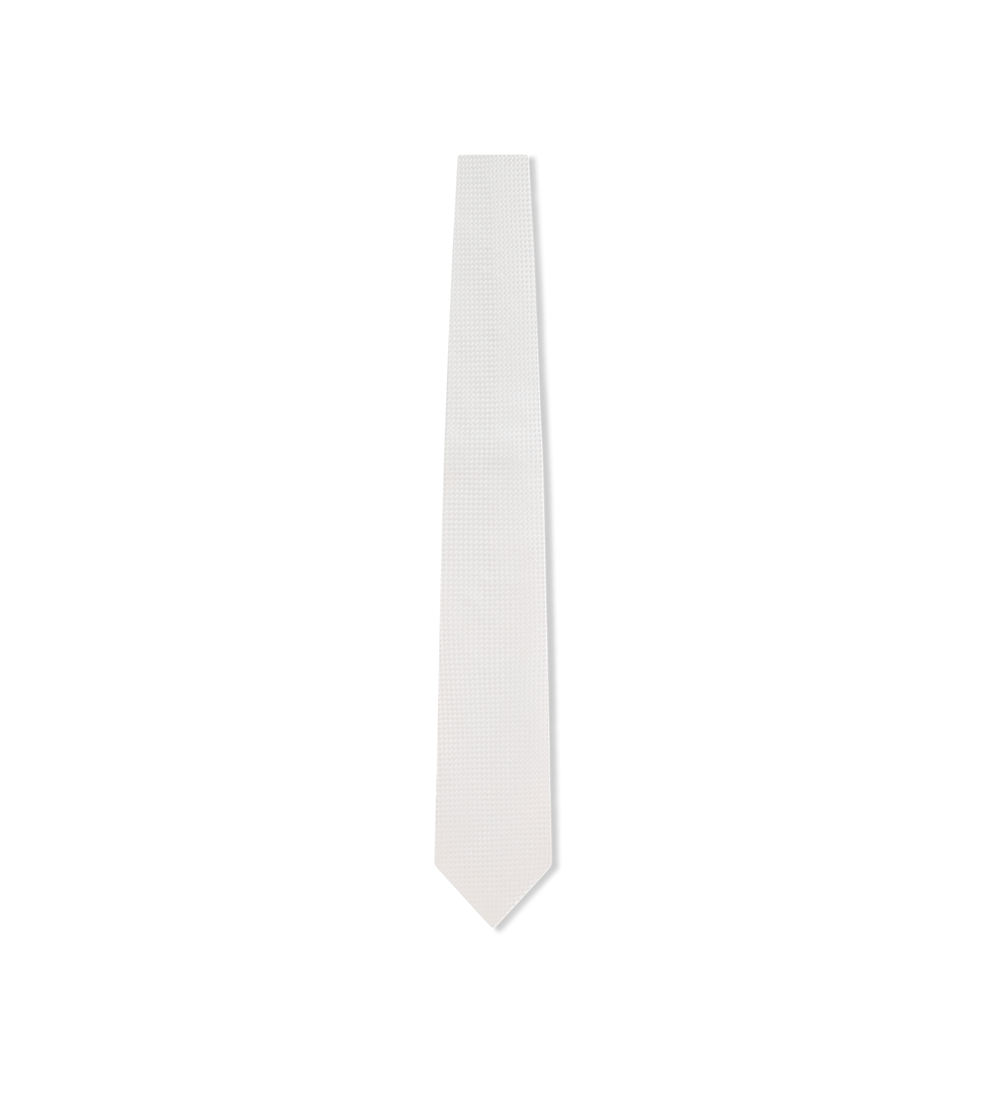 TEXTURED SILK TIE 8CM