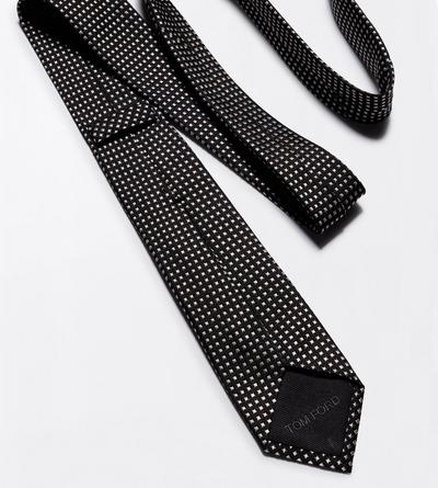 TOM FORD  BLACK SILK TIE