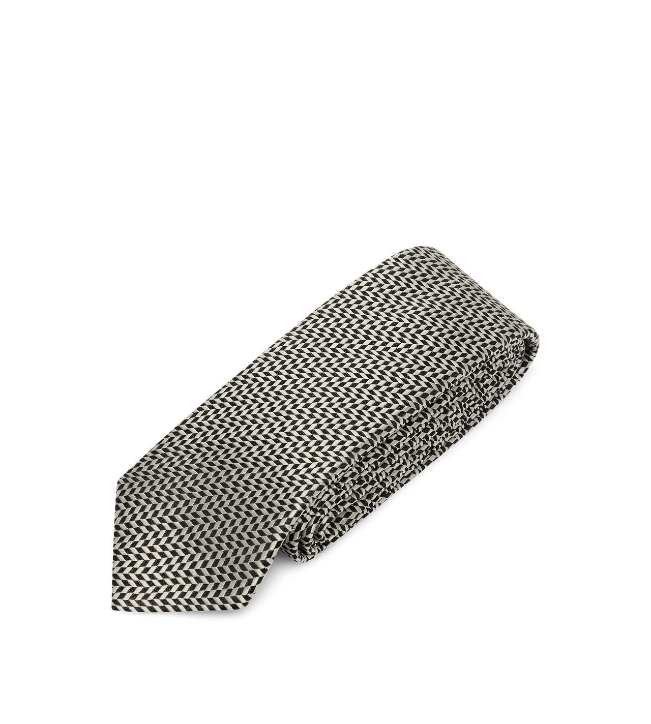 GEOMETRIC PATTERN TIE 6 CM image number 2