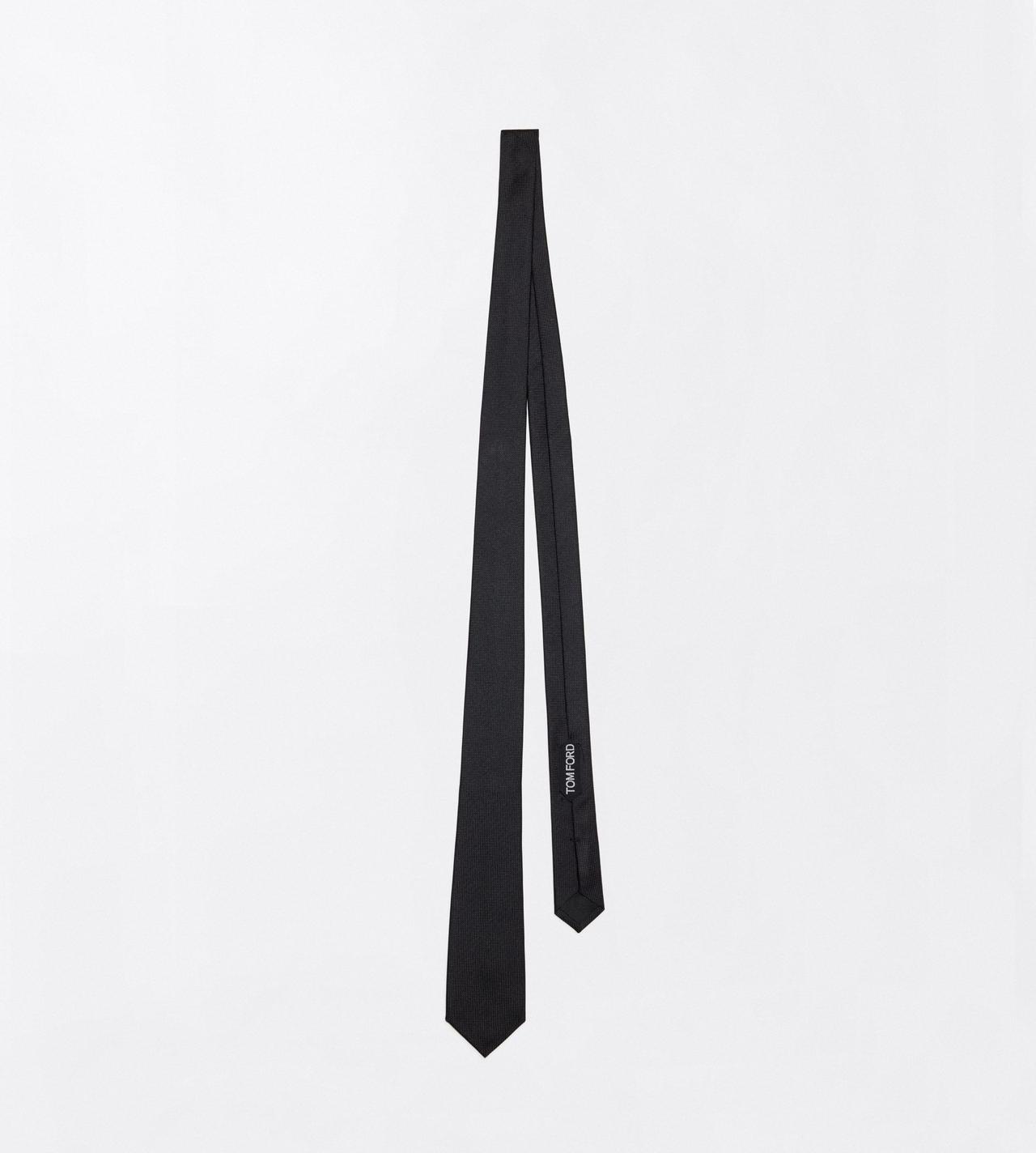 TOM FORD  BLACK MICRO DESIGN TIE 6 CM