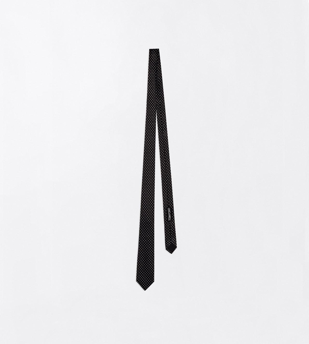 TOM FORD  BLACK SILK TIE