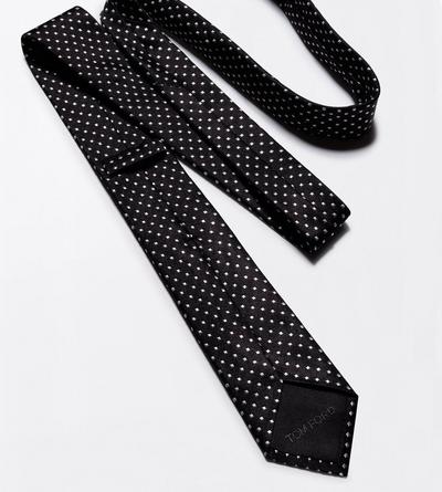 TOM FORD  BLACK SILK TIE