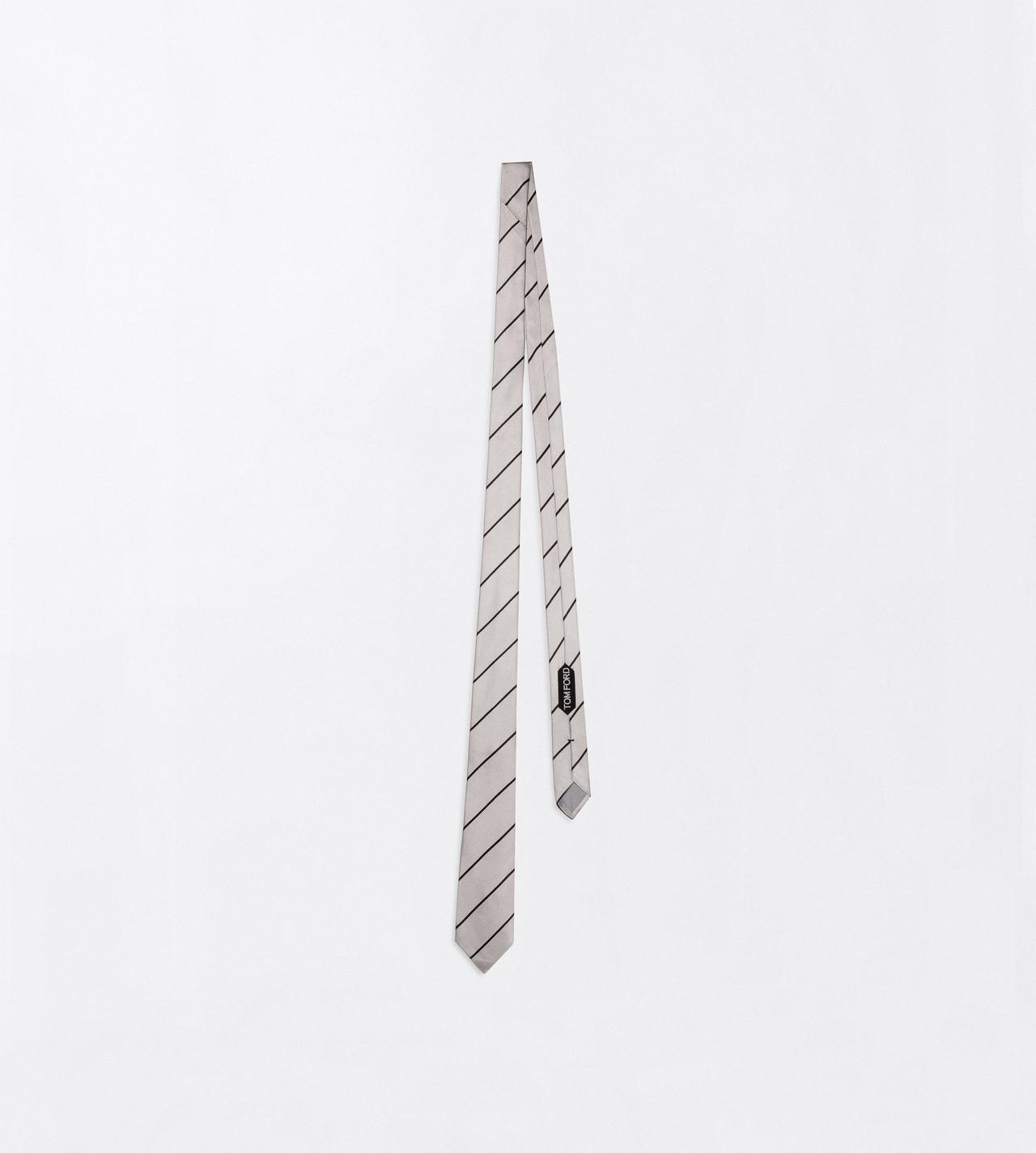 TOM FORD SILK PLATINUM REGIMENTAL SILK TIE