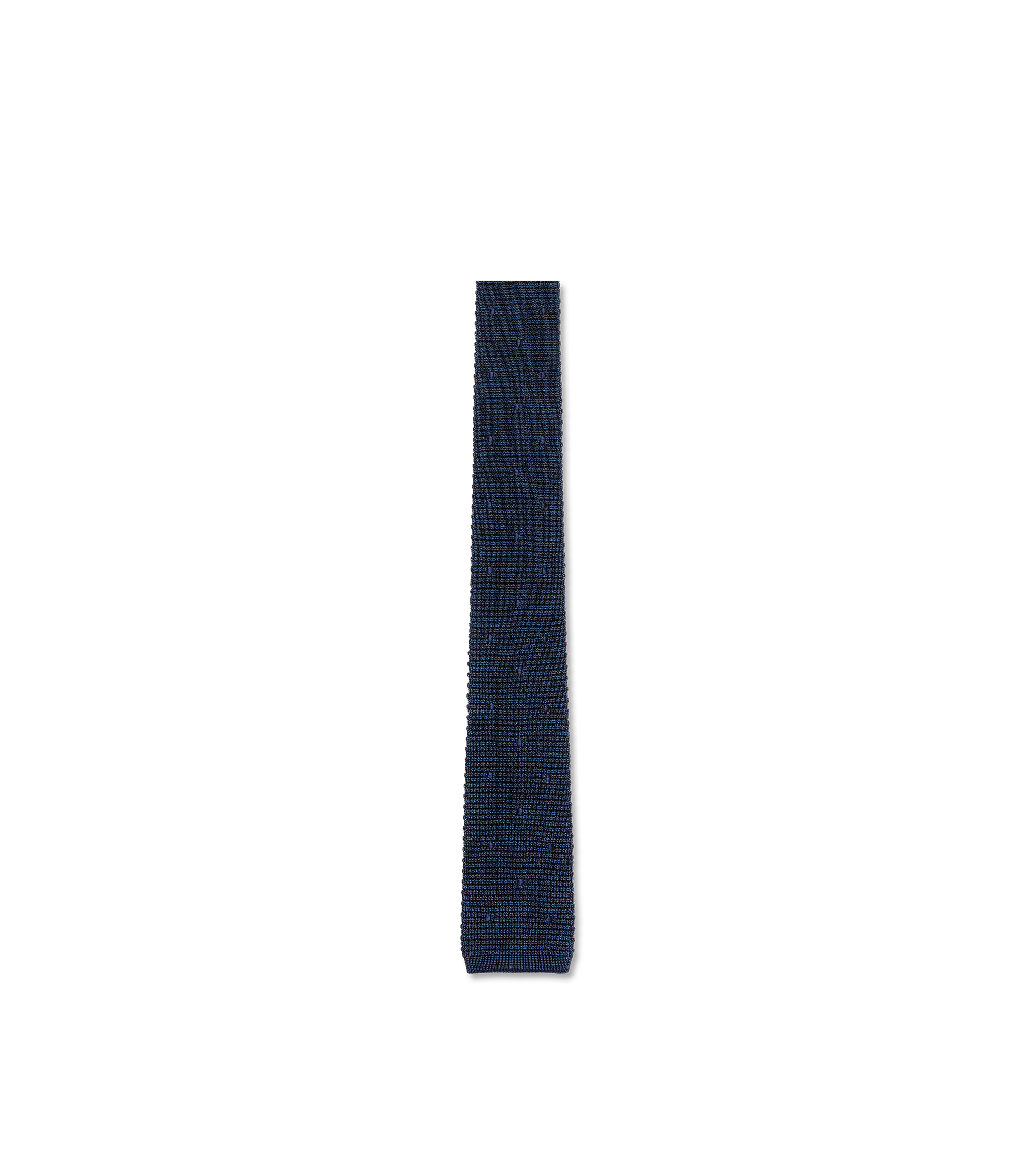 POLKA DOT KNITTED SILK TIE