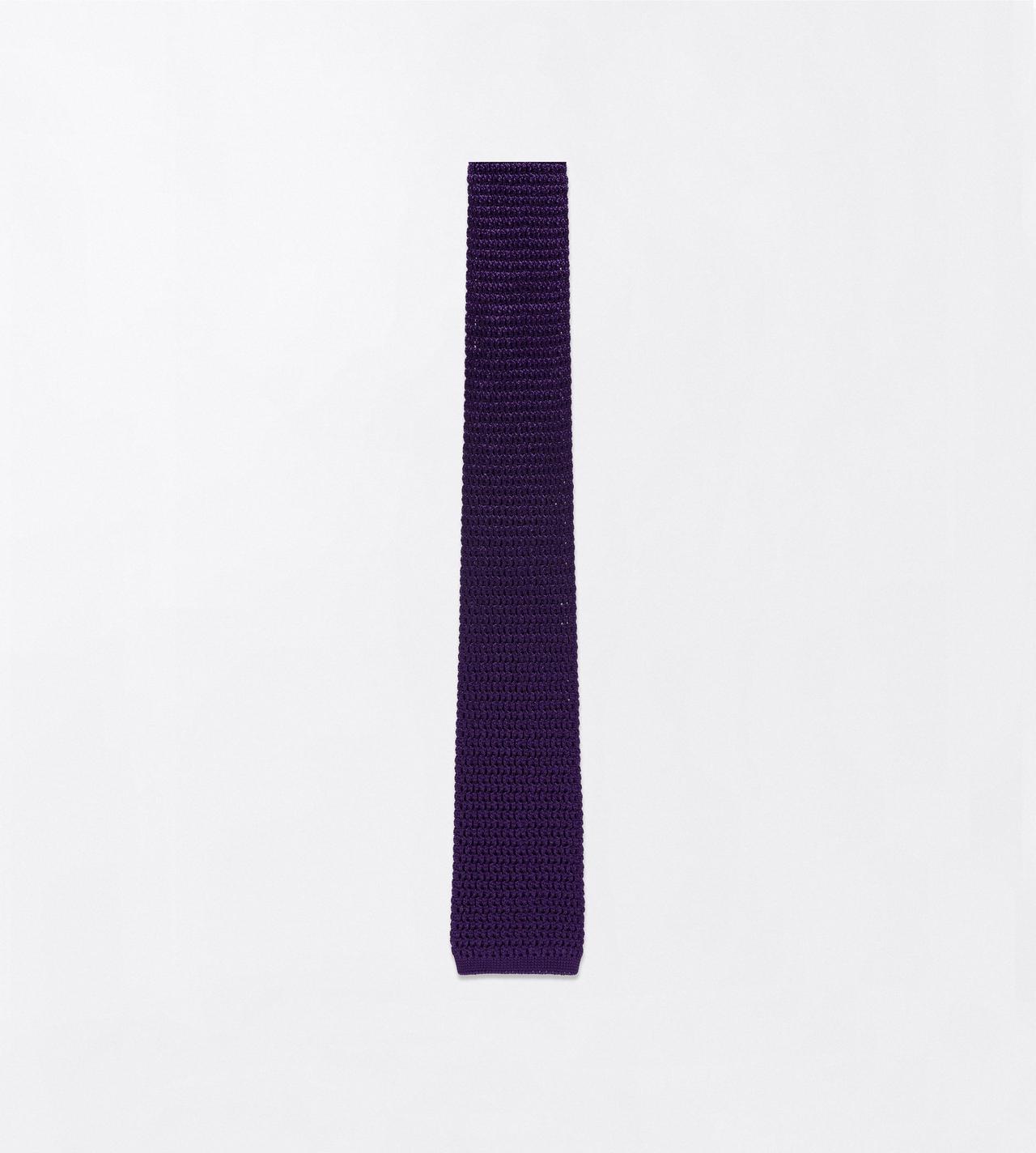 TOM FORD SILK AMETHYST KNITTED TIE&nbsp;