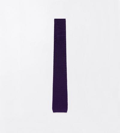 TOM FORD SILK AMETHYST KNITTED TIE&nbsp;