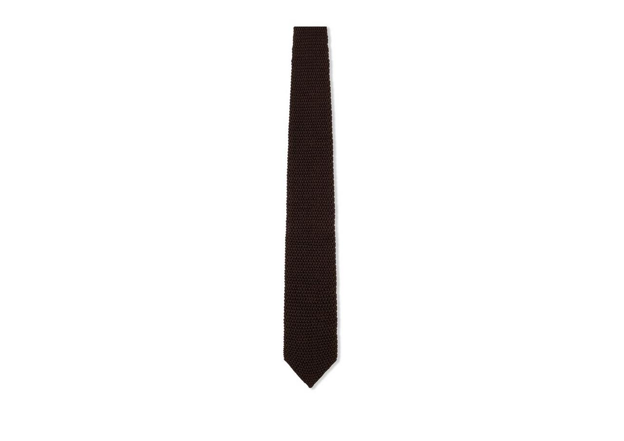 SILK KNITTED TIE image number 0