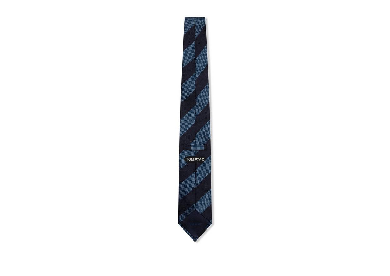 TOM FORD ネイビー ボーダー ネクタイ TOM FORD ネイビー ボーダー ネクタイ BOLD STRIPE TIE | TOM