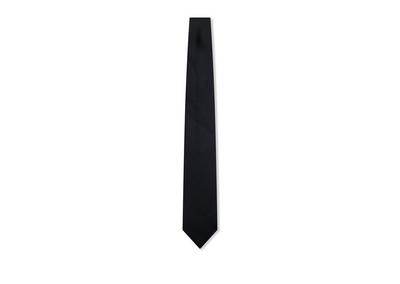 SOLID JACQUARD TIE image number 0