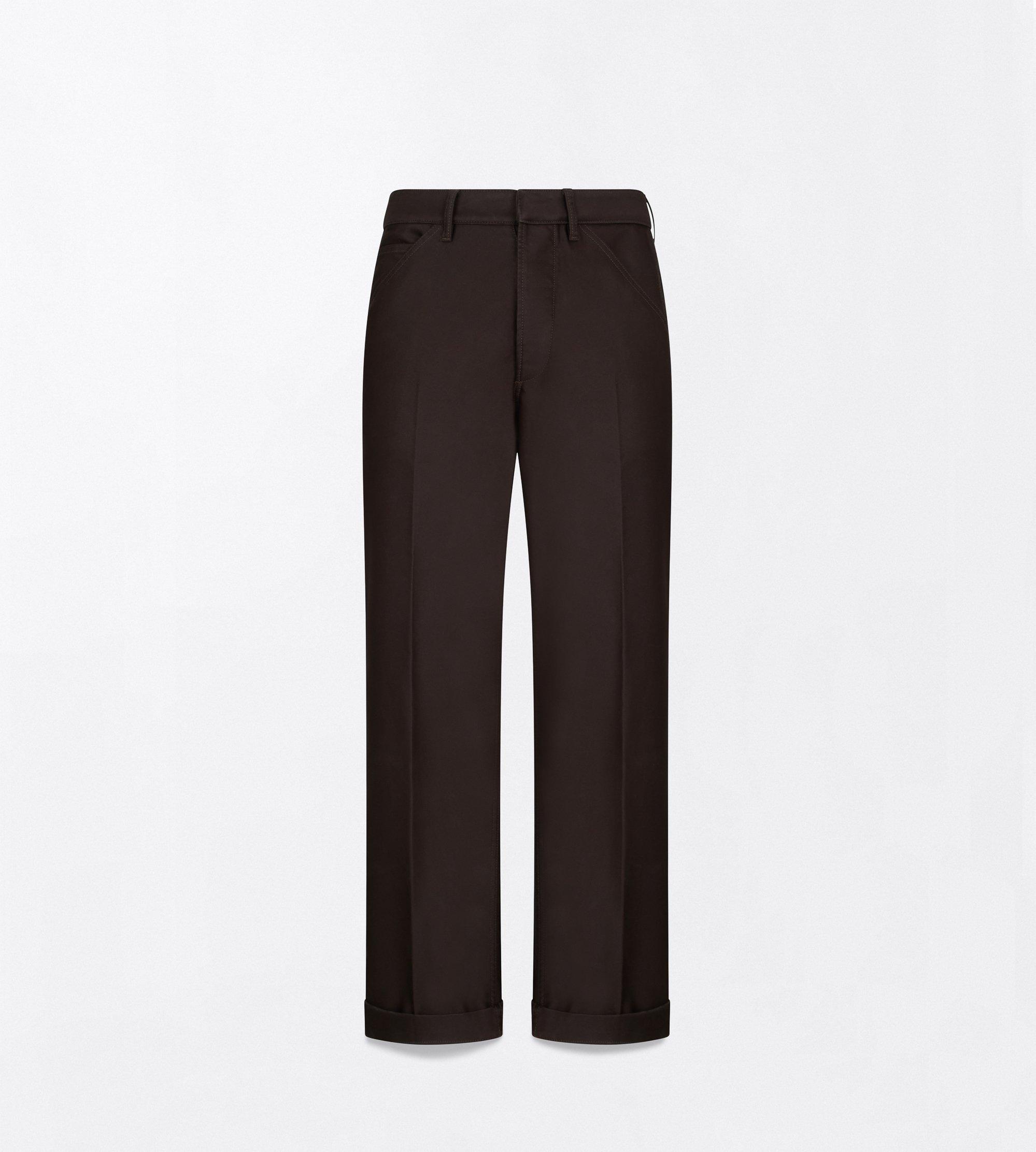 COTTON SATIN CARPENTER PANTS