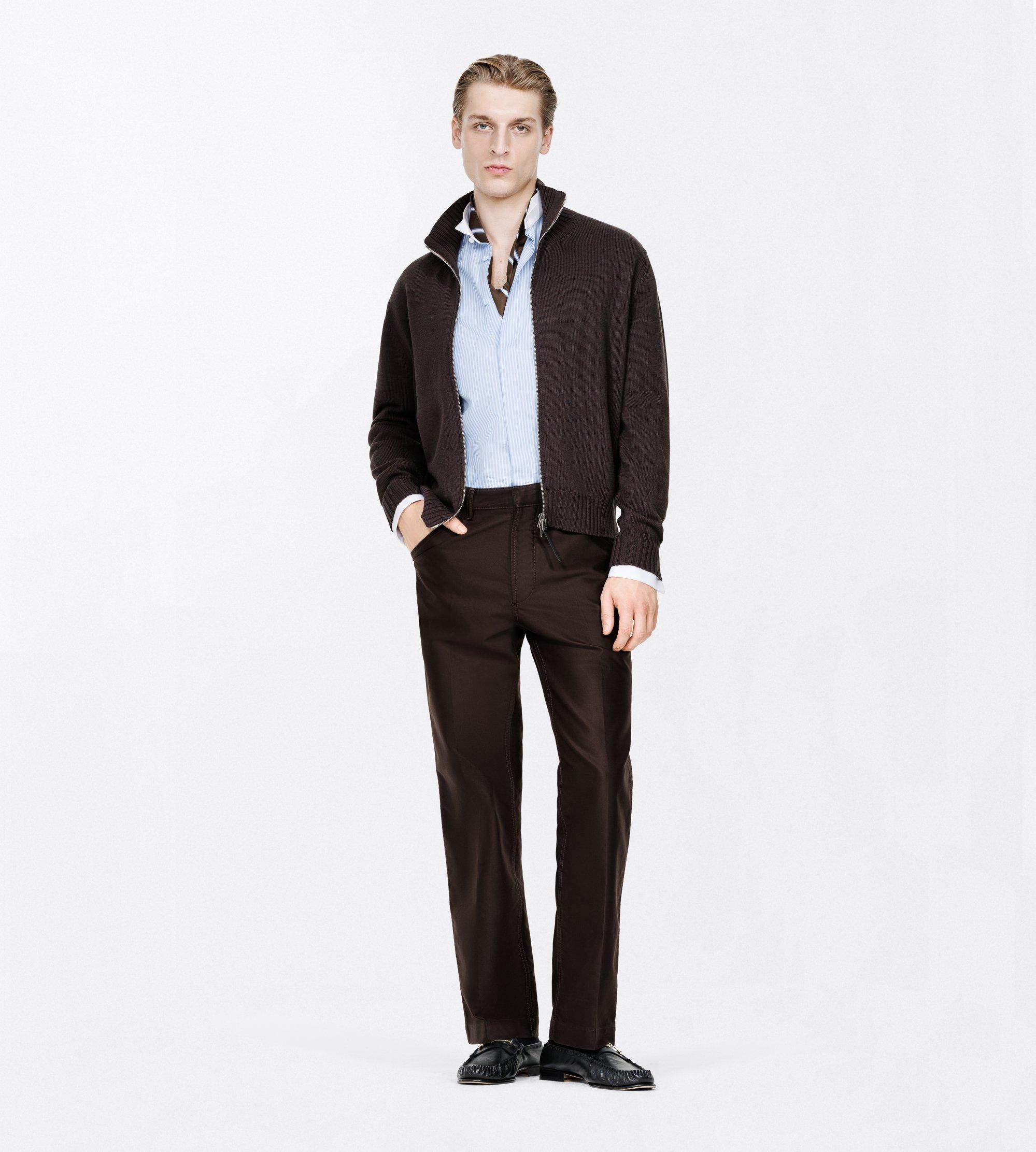COTTON SATIN CARPENTER PANTS