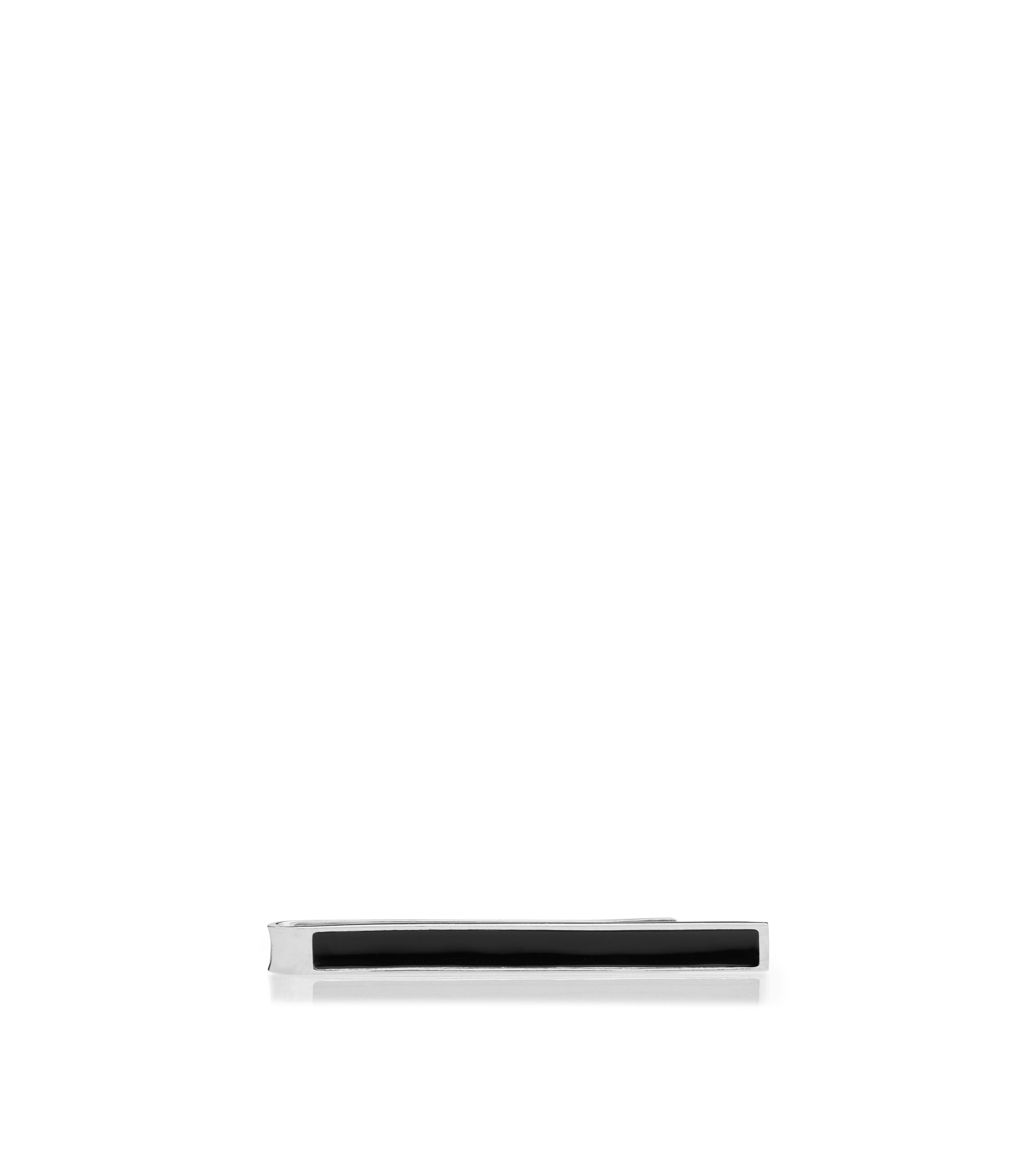 WHITE GOLD TIE BAR