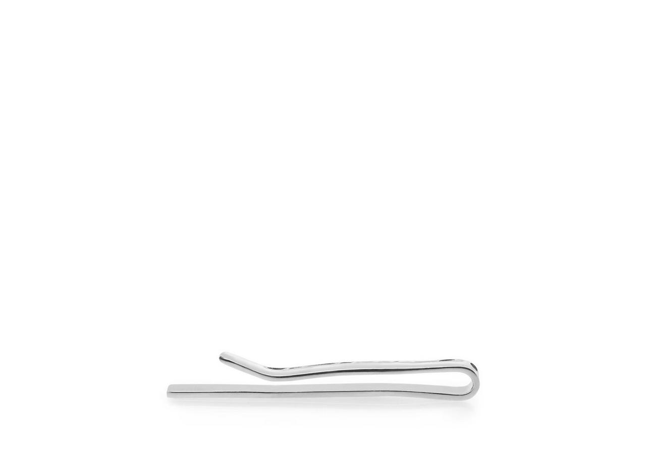 WHITE GOLD TIE BAR image number 2