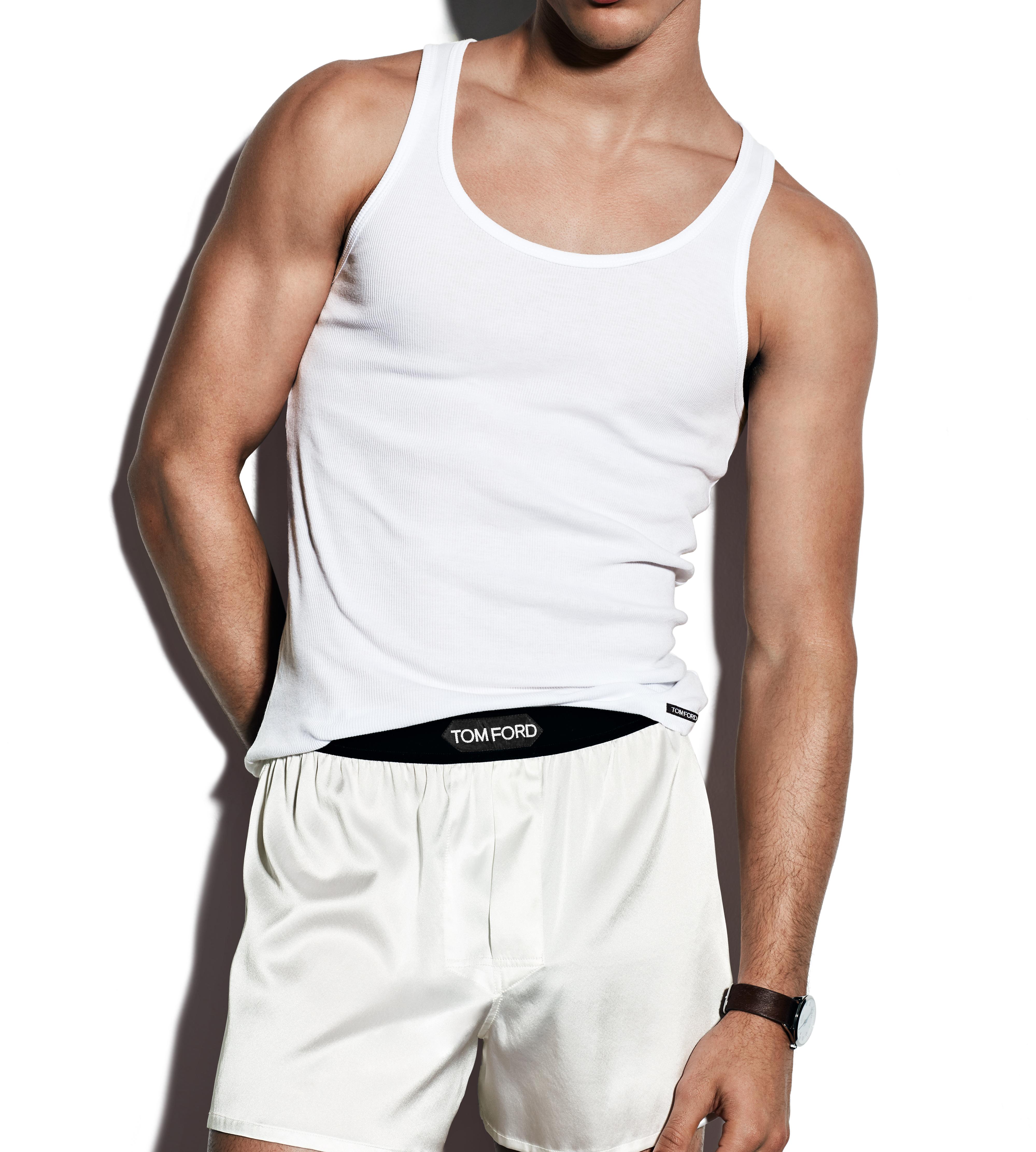 COTTON MODAL RIB TANK