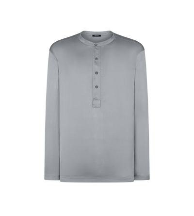 SILK PAJAMA HENLEY&nbsp;