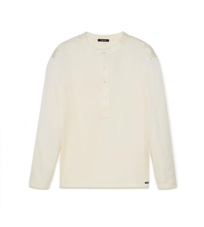 SILK PAJAMA HENLEY