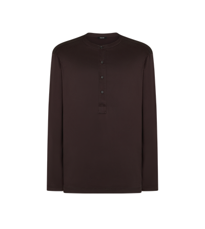 SILK PAJAMA HENLEY&nbsp;