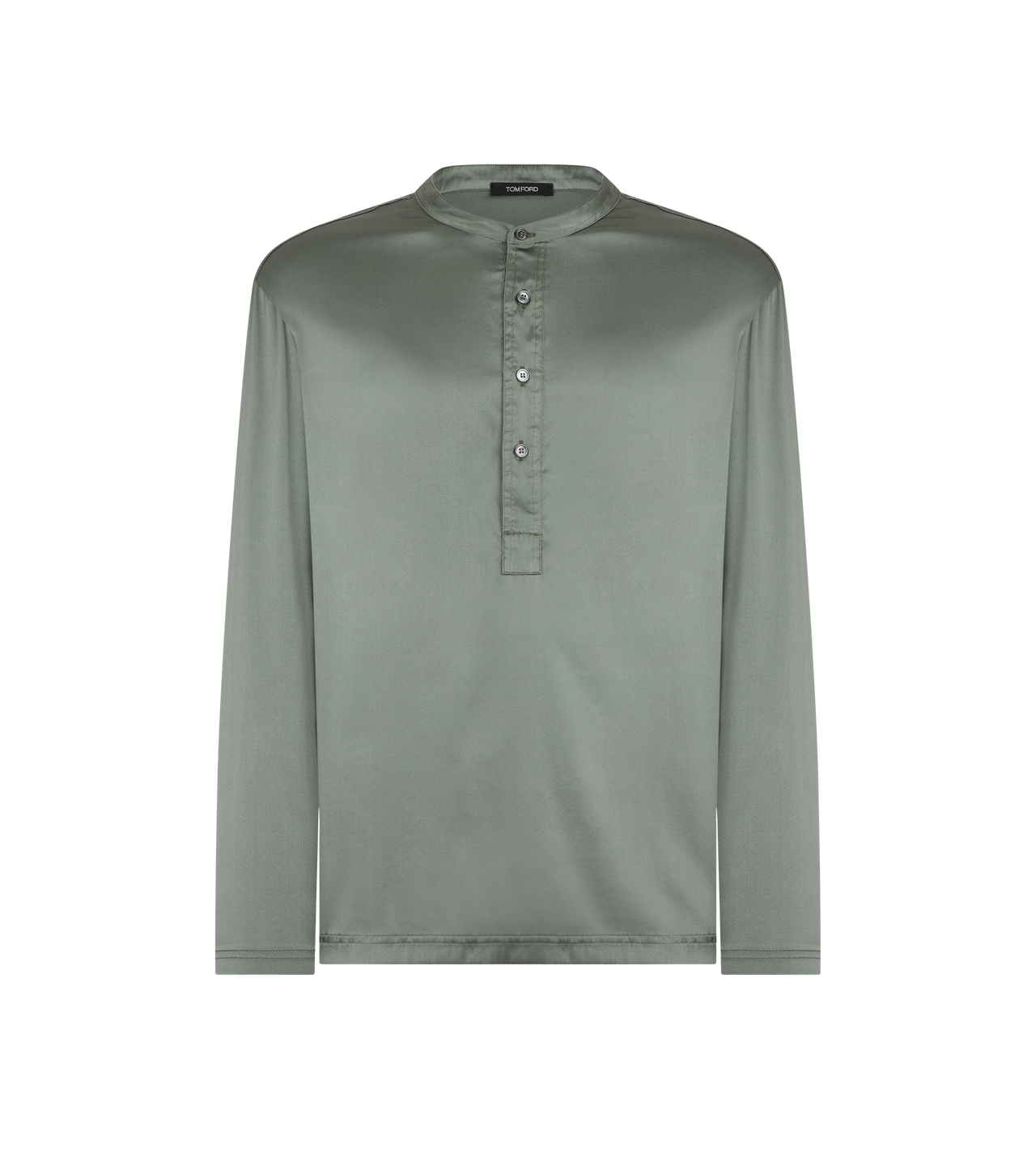 SILK PAJAMA HENLEY image number 0