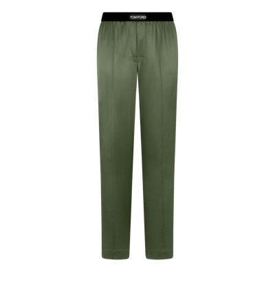 SILK PAJAMA PANTS image number 0