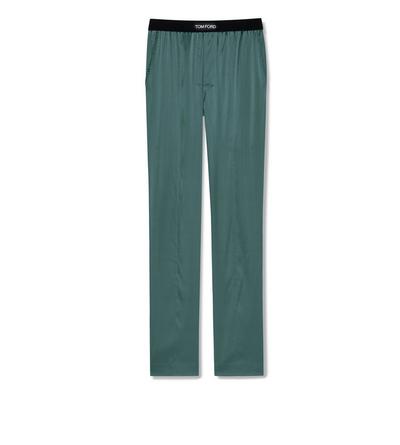 TOM FORD SILK TEAL SILK PAJAMA PANTS