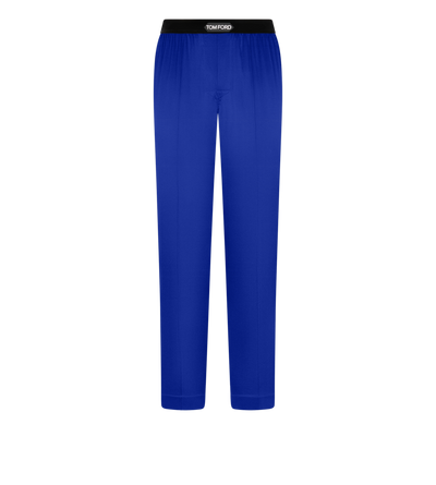 TOM FORD SILK BLUE SILK PAJAMA PANTS