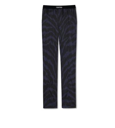 ABSTRACT ZEBRA SILK PAJAMA PANTS | Tom Ford Fashion
