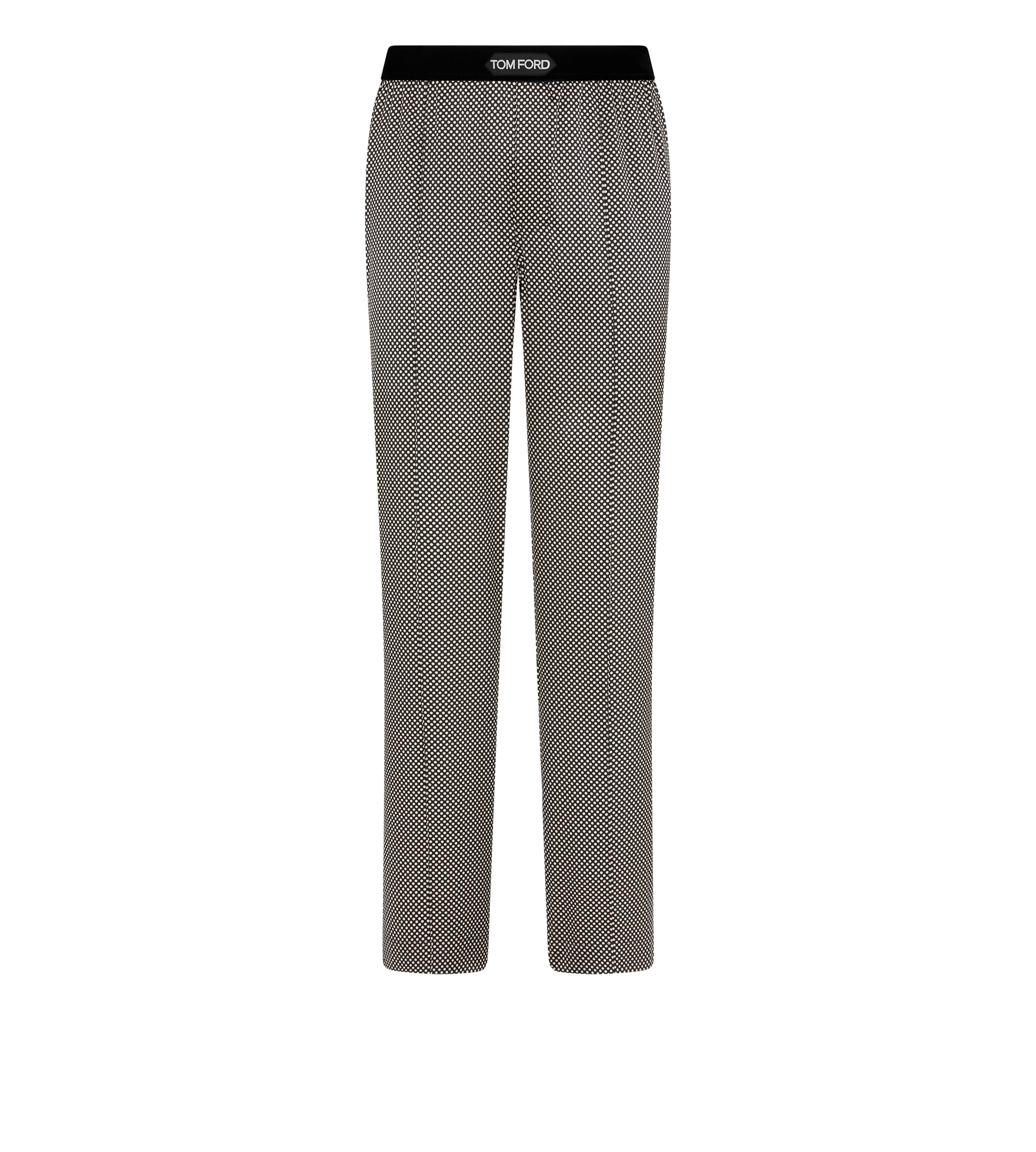 POLKA DOT SILK PAJAMA PANTS