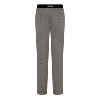 POLKA DOT SILK PAJAMA PANTS