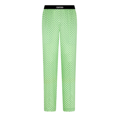 PAISLEY SILK PAJAMA PANTS