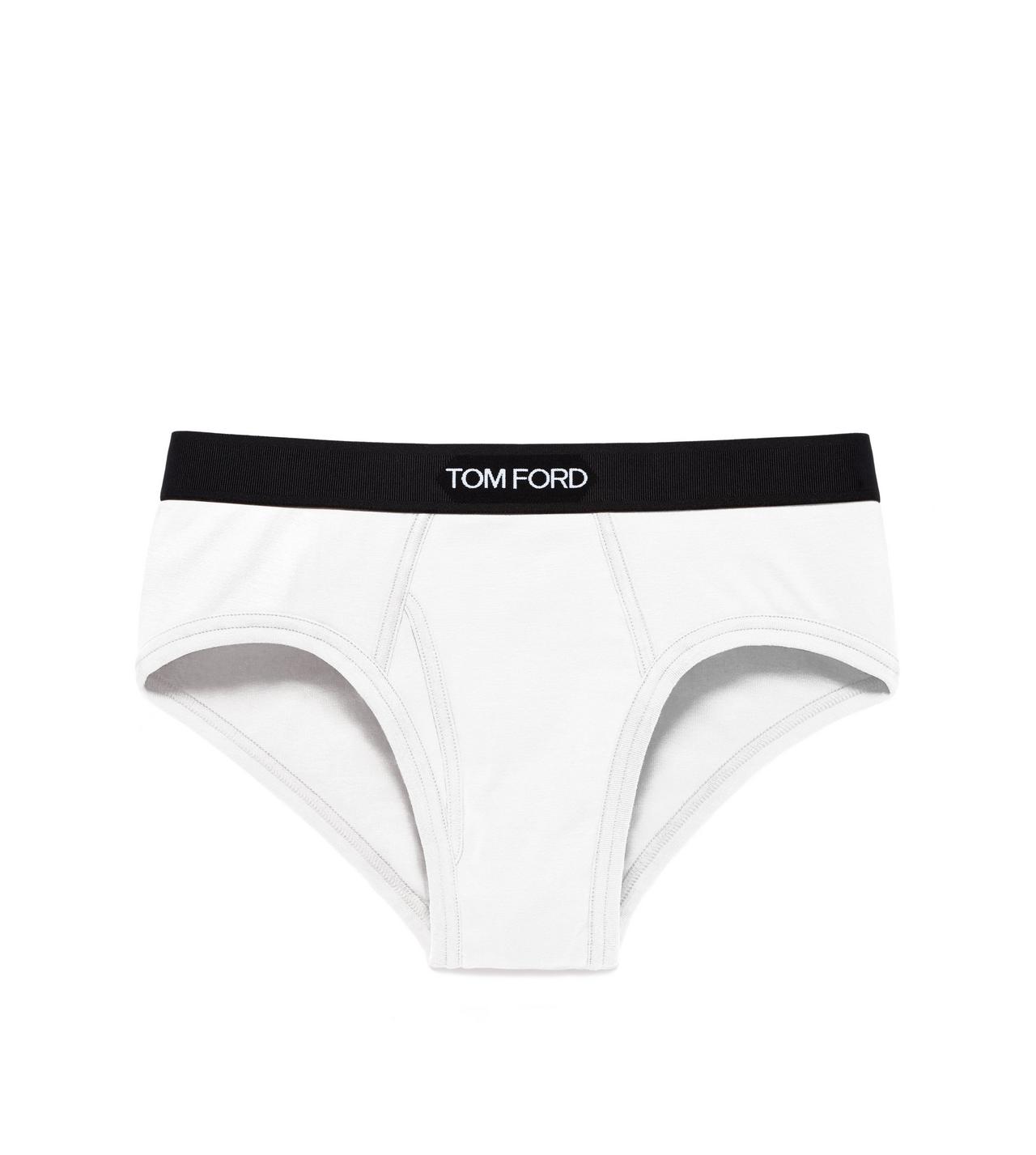TOM FORD COTTON WHITE COTTON BRIEFS