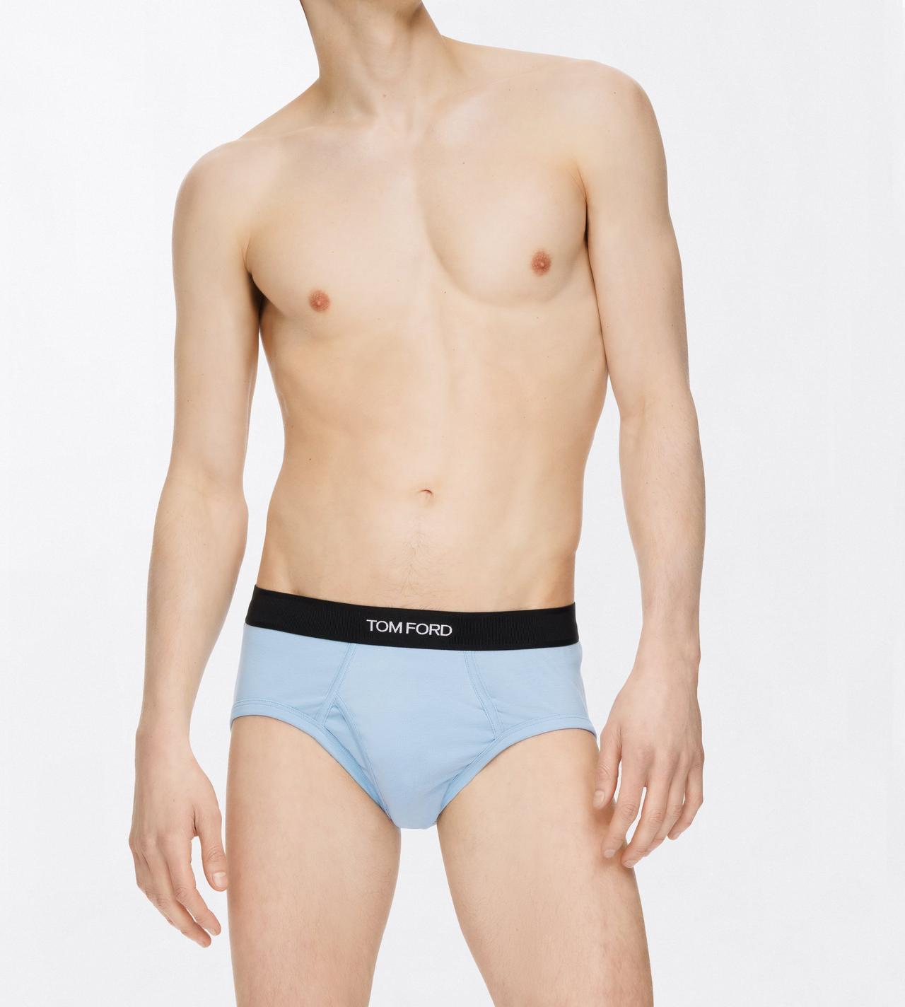 TOM FORD COTTON AQUA COTTON BRIEFS