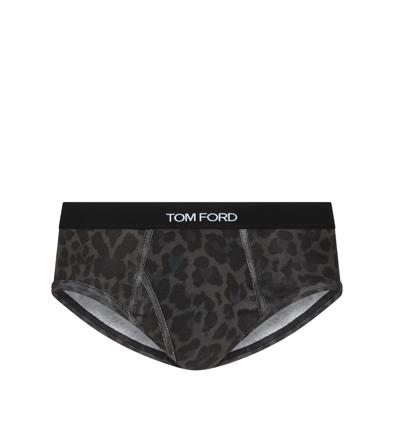 REFLECTED LEOPARD COTTON BRIEFS image number 0