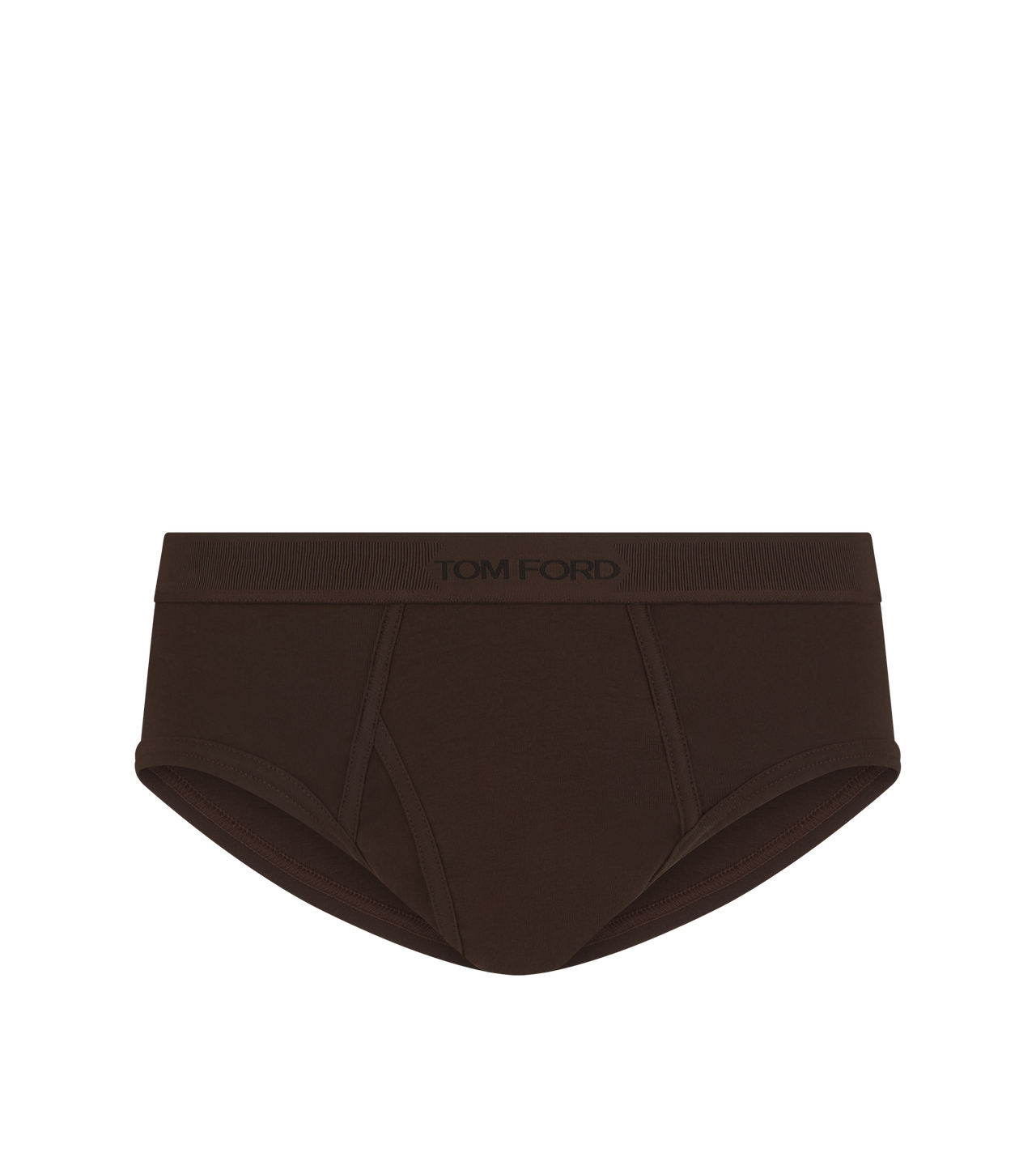 TOM FORD COTTON CHOCOLATE CALZONCILLO TIPO SLIP DE ALGOD&Oacute;N EL&Aacute;STICO