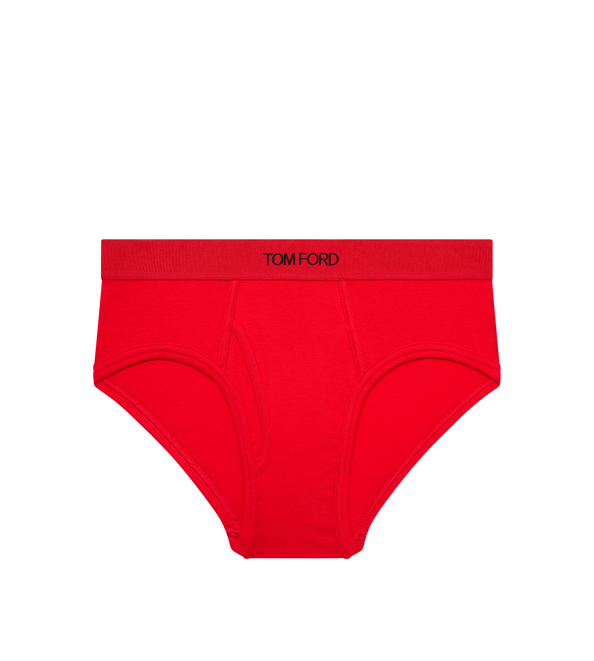 【送料&関税込】Tom Ford Plain Color Briefs TOM FORD logo-waistband stretch-cotton Briefs | Brown | FARFETCH