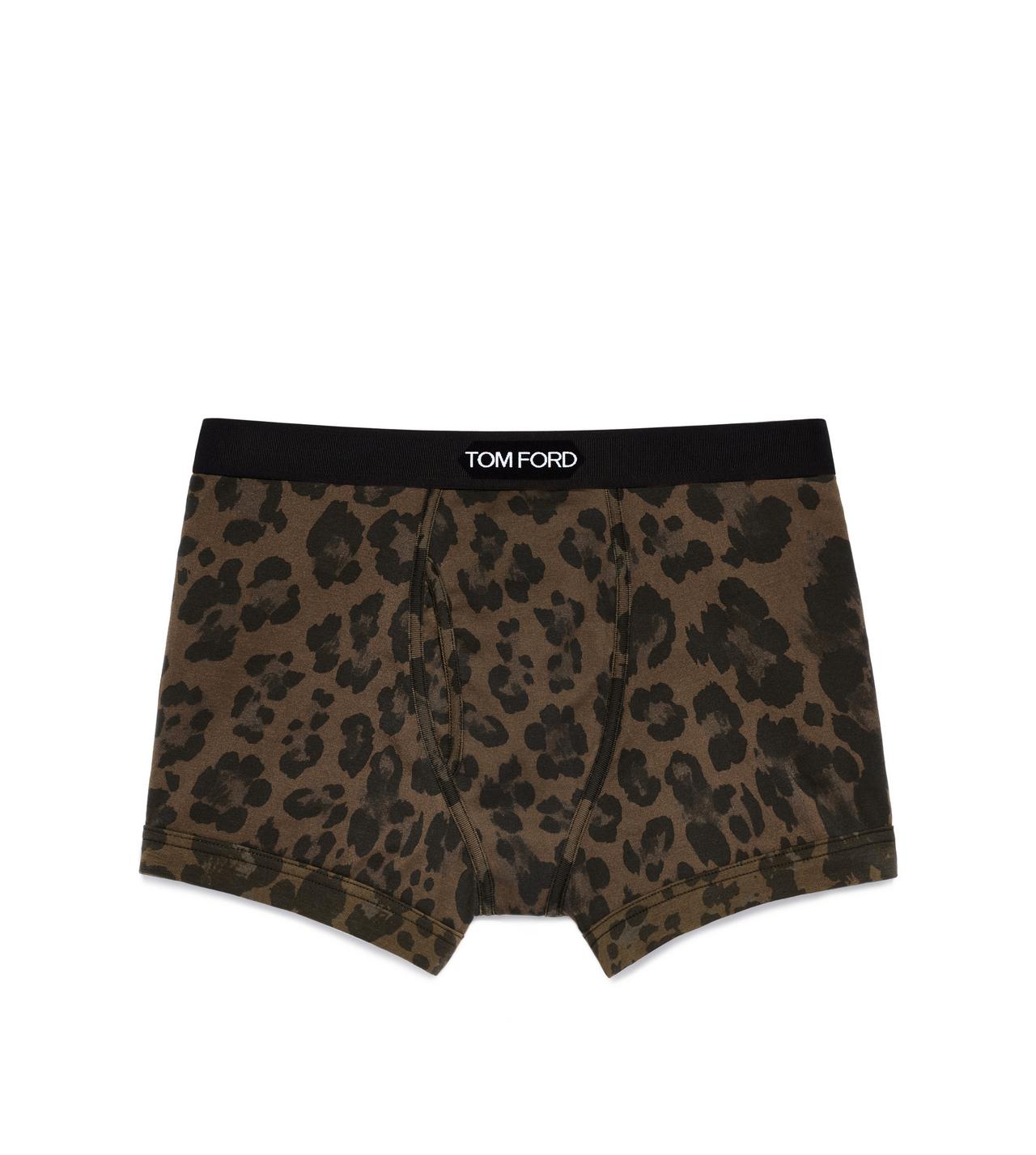 LEOPARD COTTON BOXER BRIEFS Tom Ford Fashion