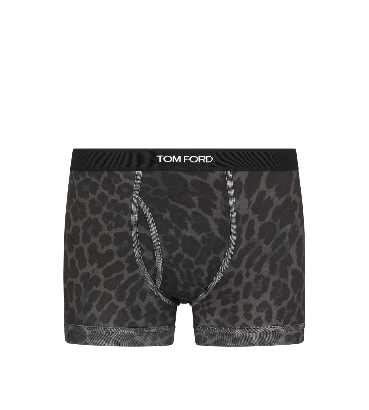 REFLECTIVE LEOPARD COTTON BOXER BRIEFS image number 0