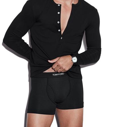 COTTON MODAL BOXER BRIEFS image number 1