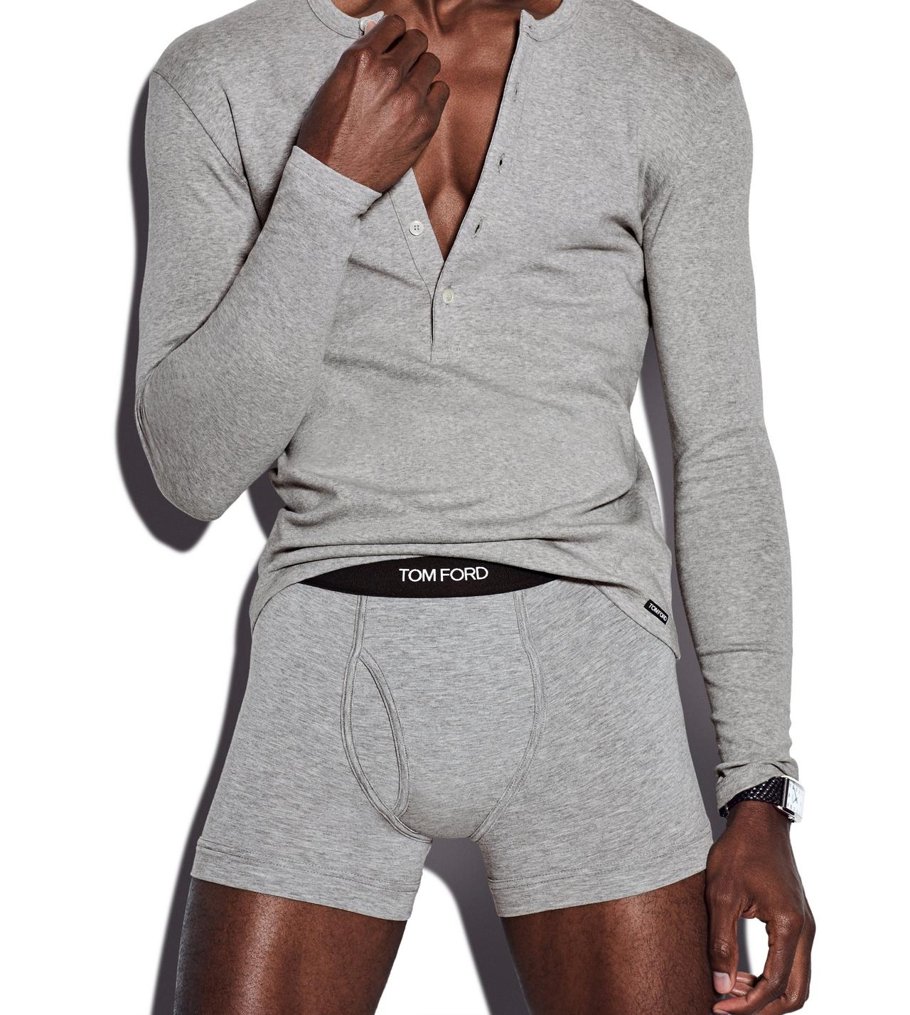 COTTON MODAL BOXER BRIEFS image number 1