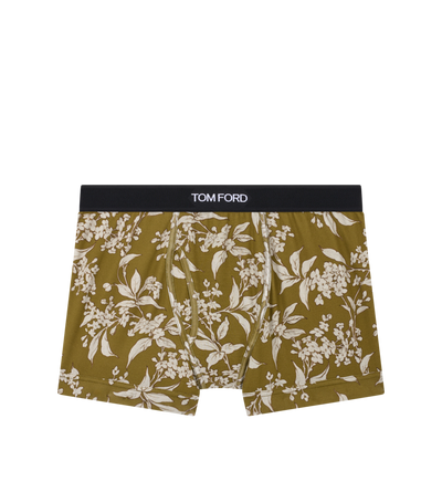 FLORAL PRINT COTTON BOXER BRIEFS