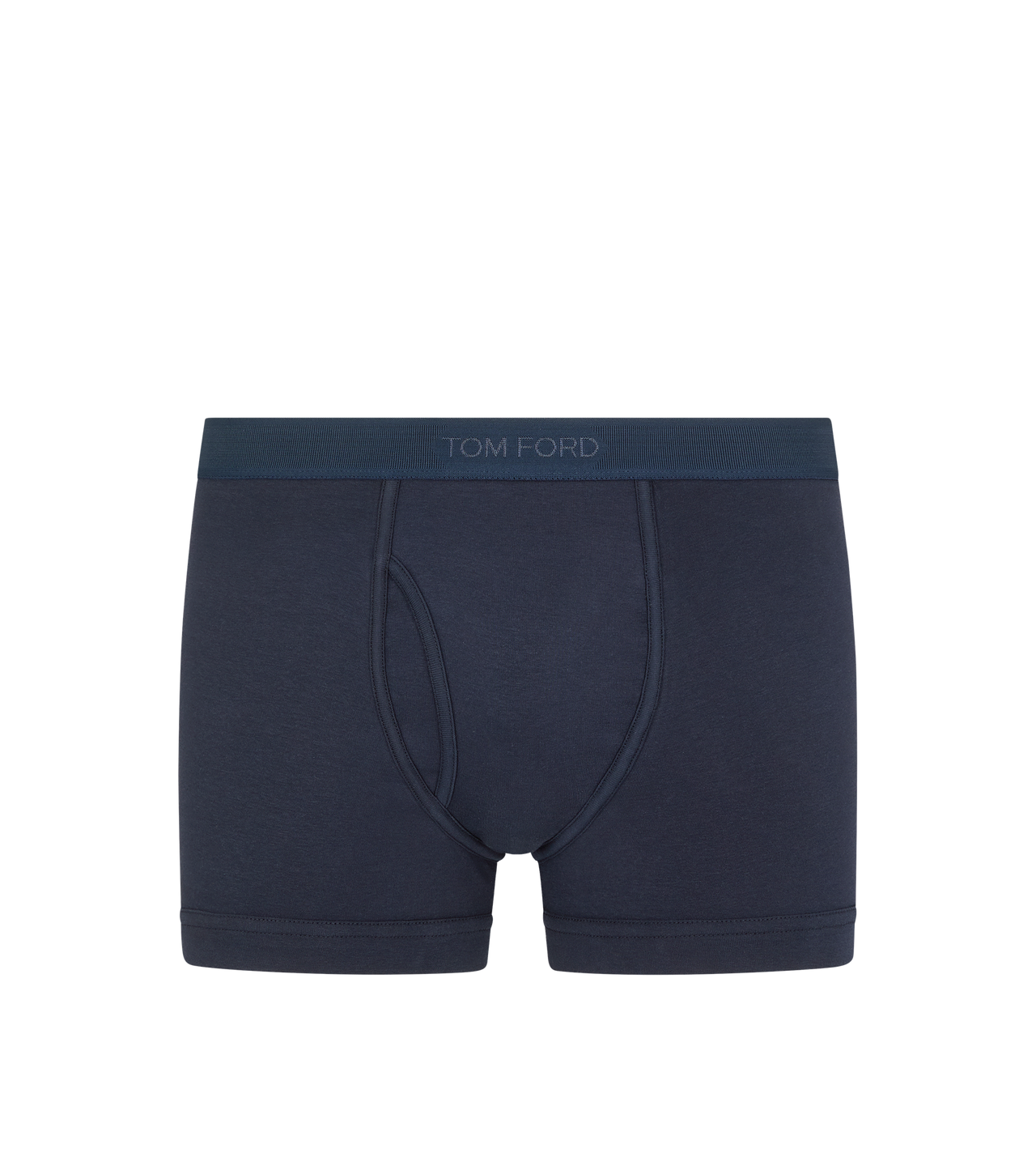 TOM FORD COTTON DARK TURQUOISE COTTON STRETCH JERSEY BOXER BRIEF