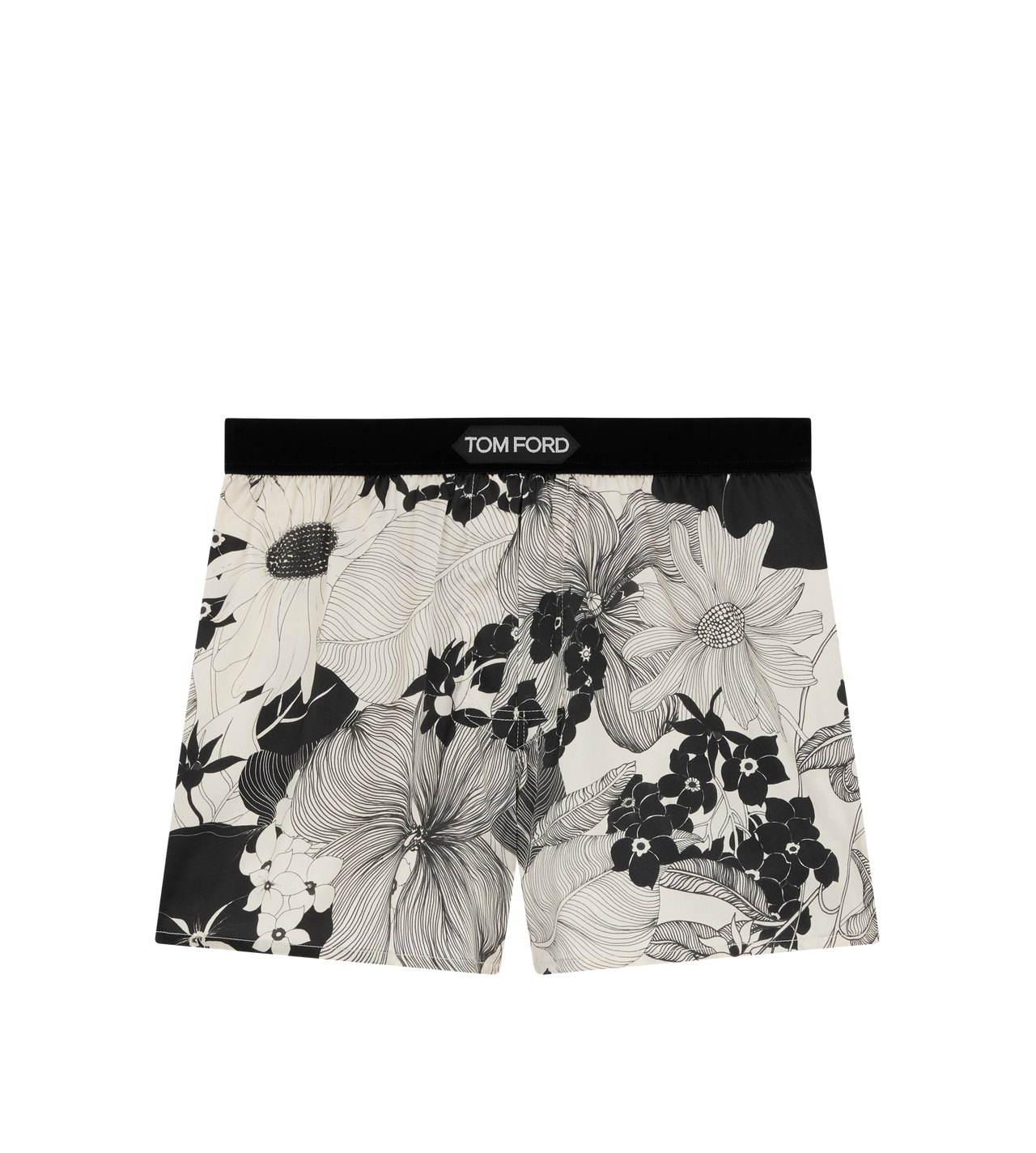 FLORAL PRINT SILK BOXER image number 0