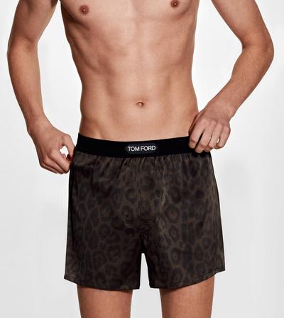 CHEETAH SILK BOXERS image number 1