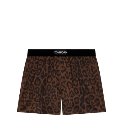 CHEETAH SILK BOXERS image number 0