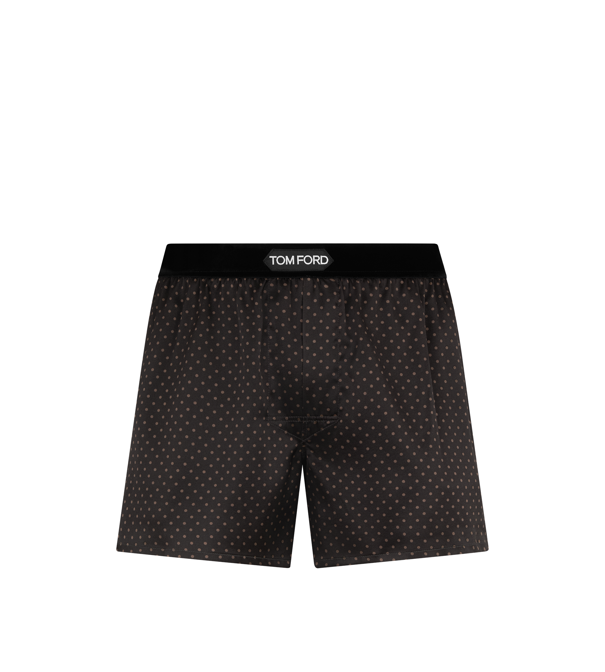 MICRODOT PRINT SILK BOXERS