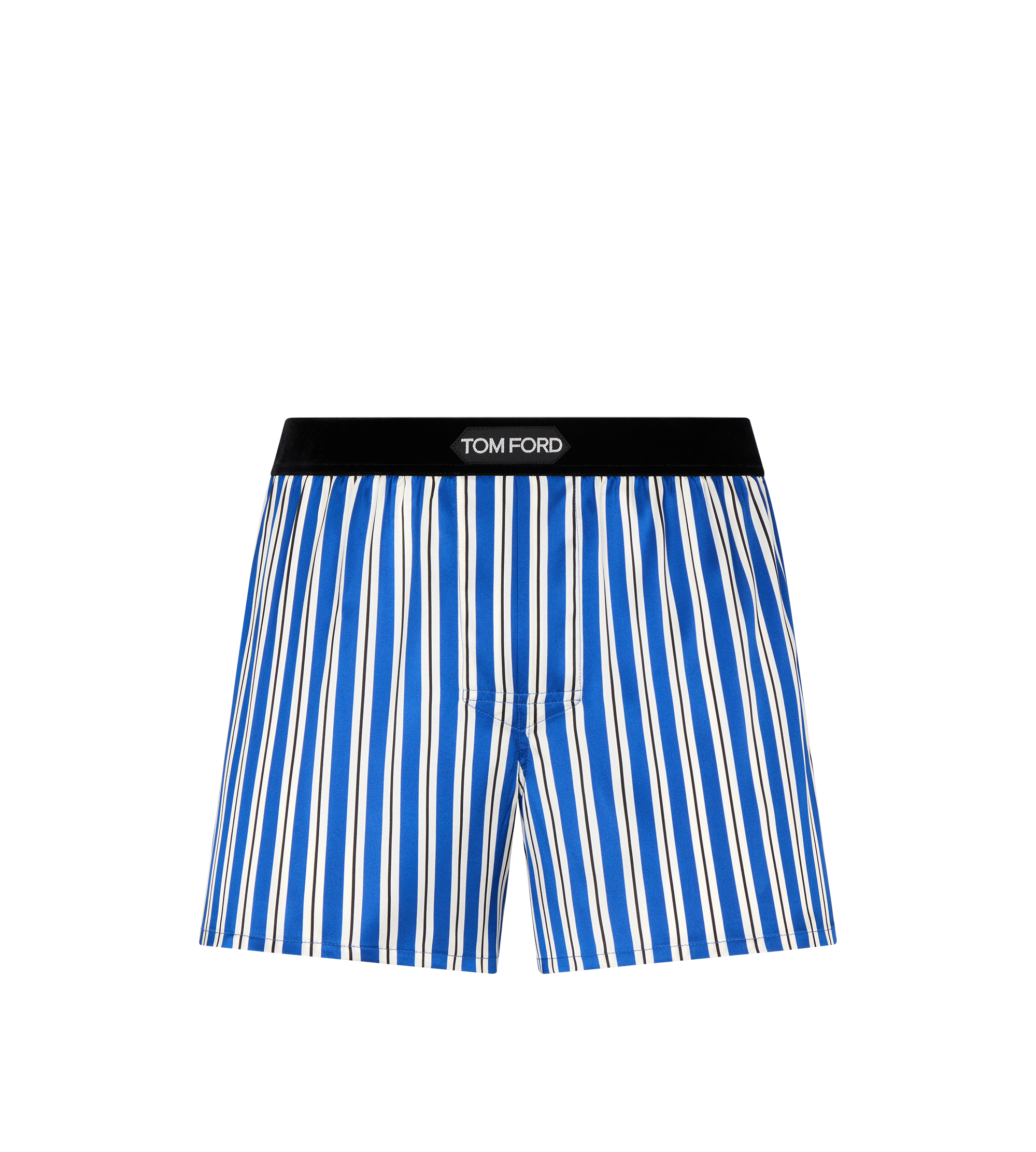 REGIMENTAL STRIPE PRINT SILK BOXER