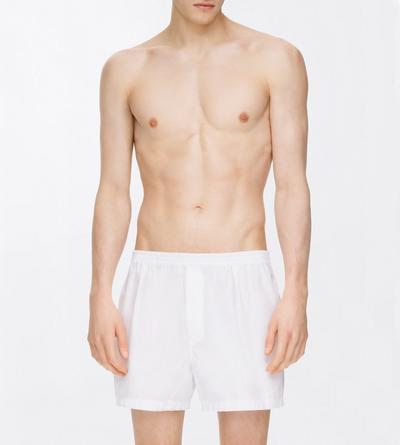 TOM FORD COTTON WHITE COTTON WOVEN BOXER