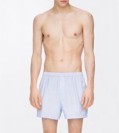 TOM FORD COTTON PALE BLUE COTTON WOVEN BOXER