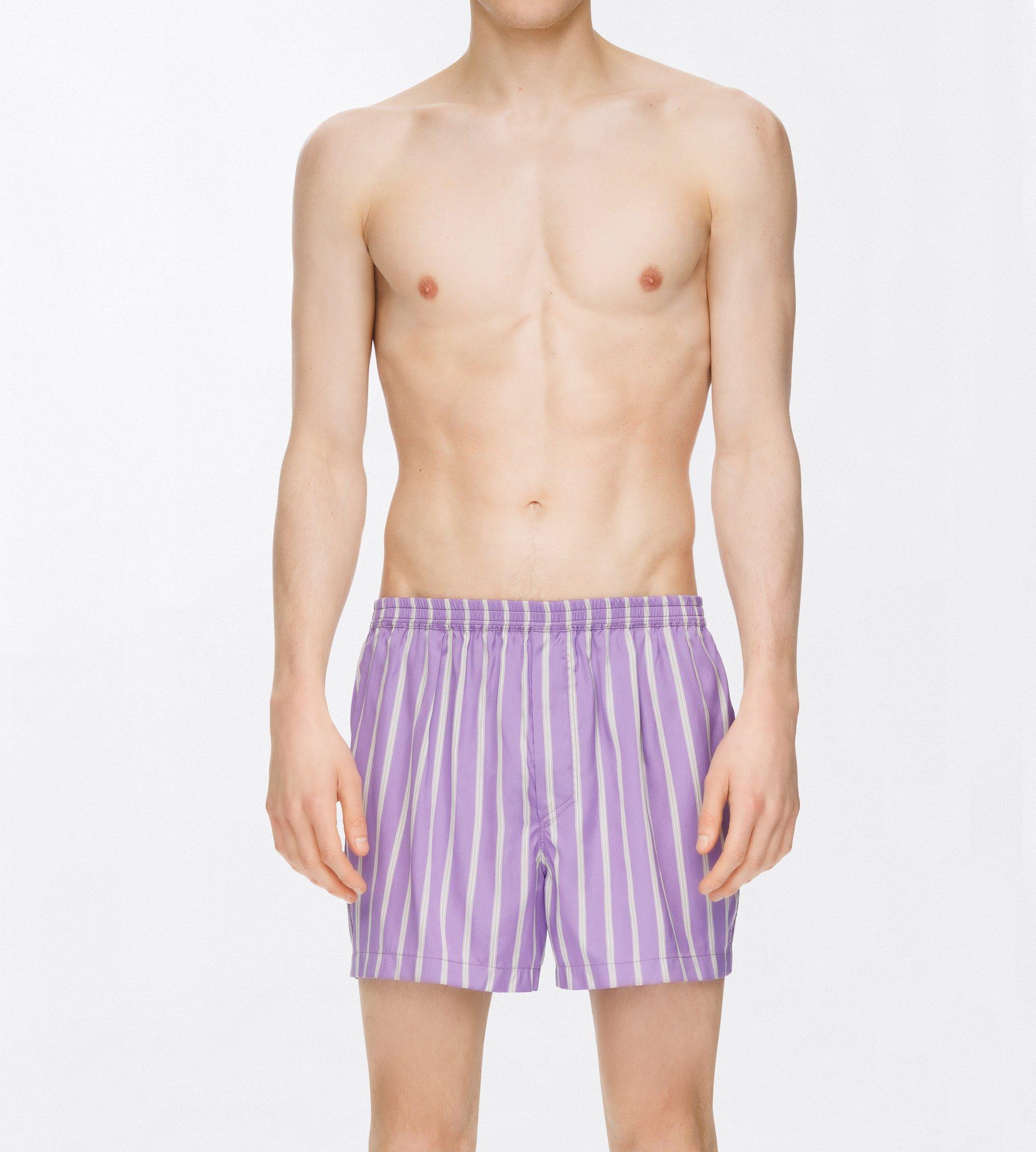 STRIPE SILK BOXER