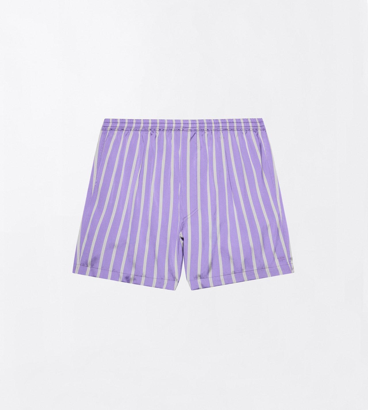 TOM FORD SILK LAVENDER STRIPE SILK BOXER