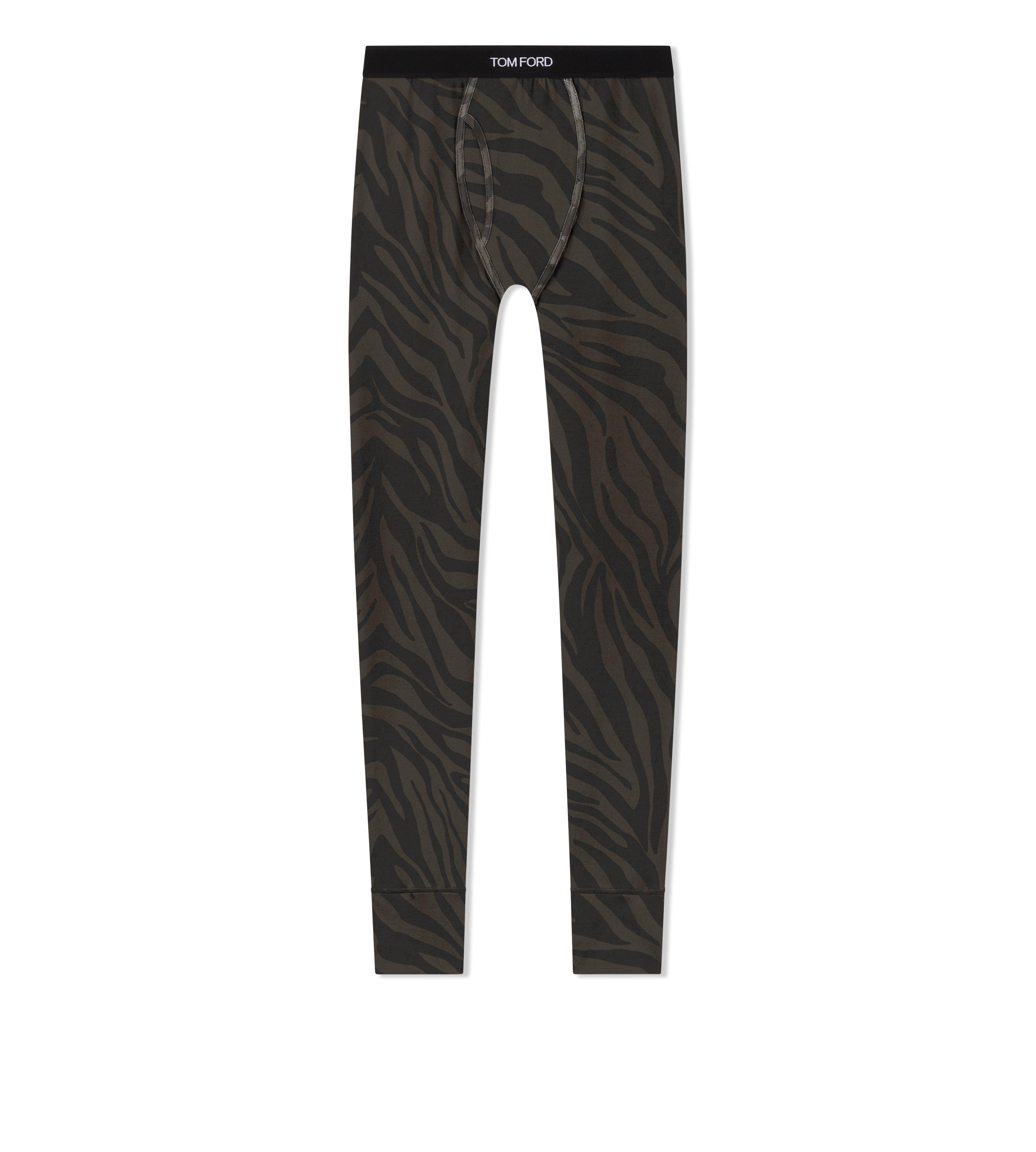 ZEBRA COTTON LONG JOHNS
